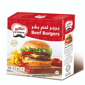 Al Kabeer Beef Burger Spicy 1.2 kg x24
