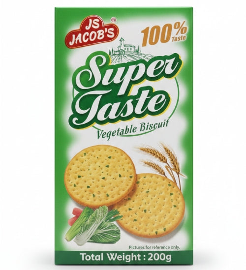 JS Jacob's Super Taste Biscuit Vegetable 200 g