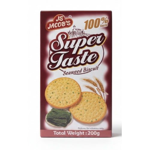 JS Jacob's Super Taste Seaweed Biscuits 200 g