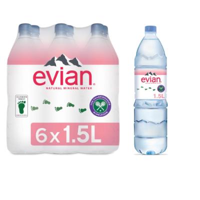 Evian Natural Mineral Water 150 cl x6