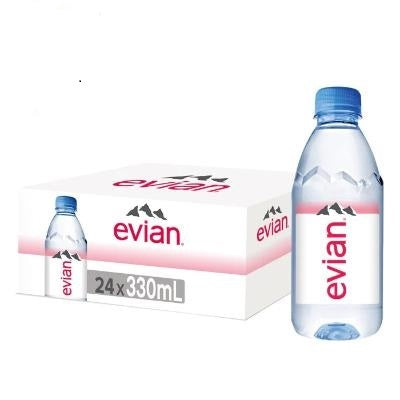 Evian Natural Mineral Water 33 cl x24