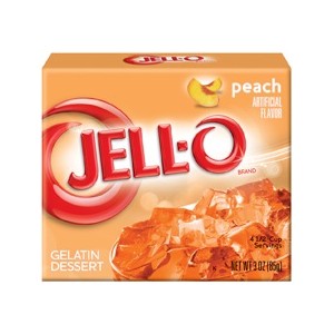 Jell-O Gelatin Dessert Peach Fat Free 85 g
