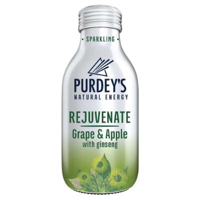 Purdey's Natural Energy Grape & Apple With Ginseng Drink 33 cl x12