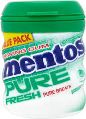 Mentos Chewing Gum Pure Fresh Spearmint 56 g