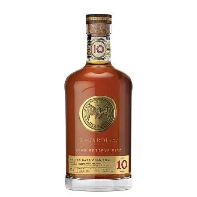 Bacardi Gran Reserva Diez Extra Rare Gold Rum Aged 10 Years 70 cl