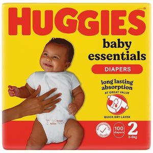 Huggies Baby Essentials Size 3 Diapers 5-9 kg x90