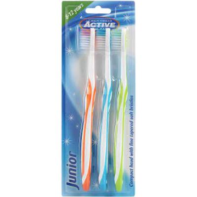 Beauty Formulas Junior Toothbrush 8-12 Years x3