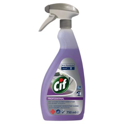 Cif Pro Formula 2 in 1 Kitchen Cleaner Disinfectant 750 ml