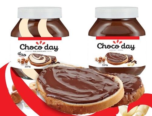 Choco Day Plain Hazelnut Cacao Cream Spread 350 g
