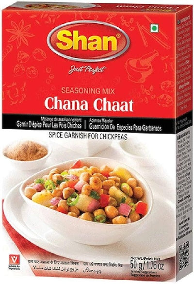Shan Chana Chaat Seasoning Mix 50 g (Spice For Chickpeas)
