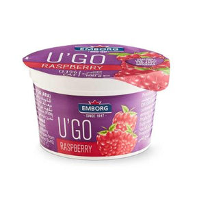 Emborg Ugo Milk Dessert Raspberry 100 g