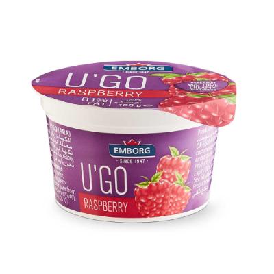 Emborg Ugo Milk Dessert Raspberry 100 g