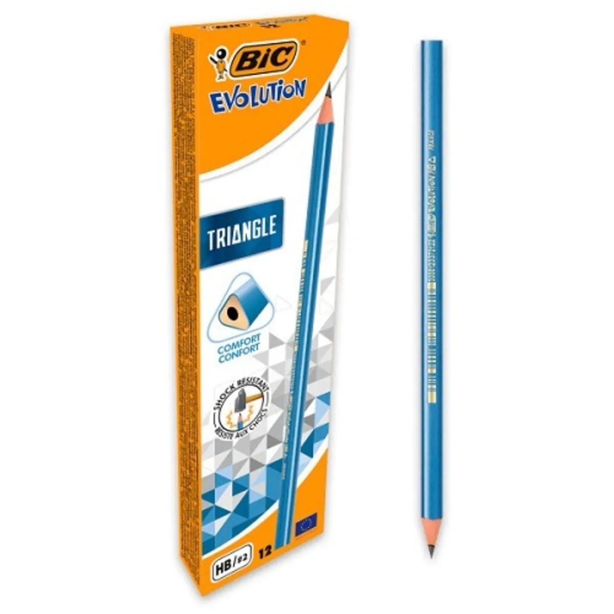 Triangular Red Bic Buy Bic Evolution Triangle HB Pencils x12 in Nigeria | Pens & Pencils ...