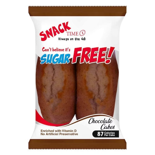 Snack Time Sugar Free Cakes Chocolate 46 g