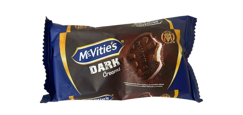 McVities Dark Cookie Vanilla Flavoured Cream Biscuits 35 g
