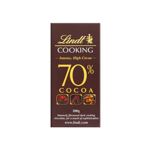 Lindt Cooking Intense High Cocoa 70 Percent Cocoa 200 g