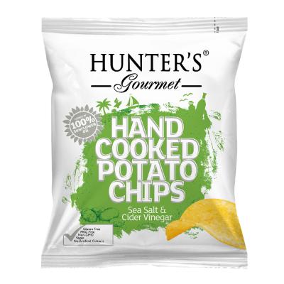 Hunter's Gourmet Hand Cooked Potato Chips Sea Salt & Cider Vinegar 125 g