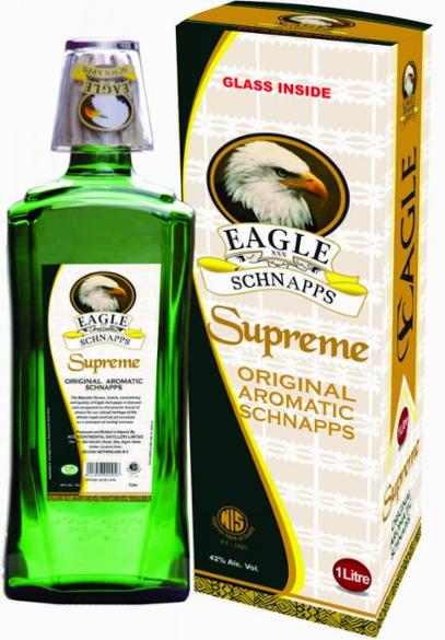 Eagle Schnapps Original With Glass 75 cl