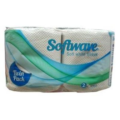 Softwave Toilet Tissue 2 Ply 48 Rolls