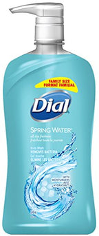 Dial Anti-Bacterial Body Wash Spring Water With Pump 1.03 L