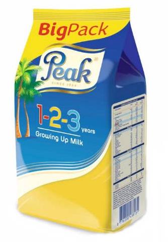 Peak 123 Growing Up Milk 1-3 Years Sachet 800 g