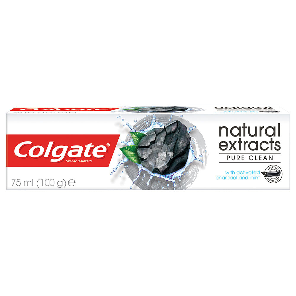 Colgate Toothpaste Natural Extracts With Activated Charcoal 75 ml