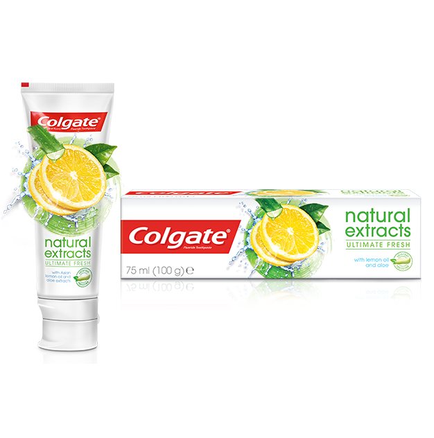 Colgate Toothpaste Natural Extracts With Lemon Oil & Aloe 75 ml