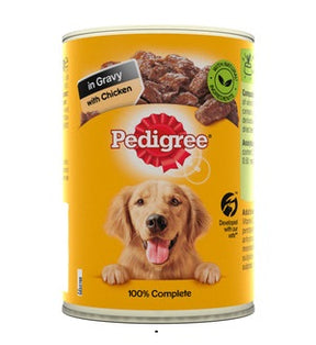 Pedigree Dog Food In Gravy With Chicken 400 g x2