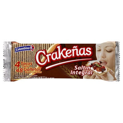 Colombina Crakenas Bran Crackers 384 g