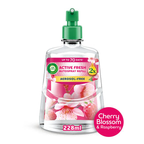 Air Wick Cherry Blossom & Raspberry 24/7 Autos Spray Refill 228 ml