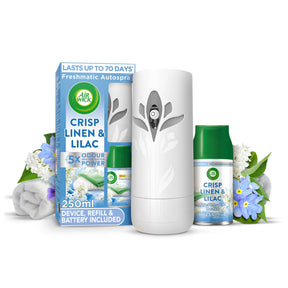 Air Wick Freshmatic Air Freshener Kit Crisp Linen & Lilac 250 ml