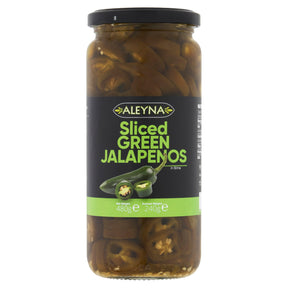 Aleyna Sliced Green Jalapeno Peppers 480 g