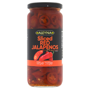 Aleyna Sliced Red Jalapeno Peppers 480 g