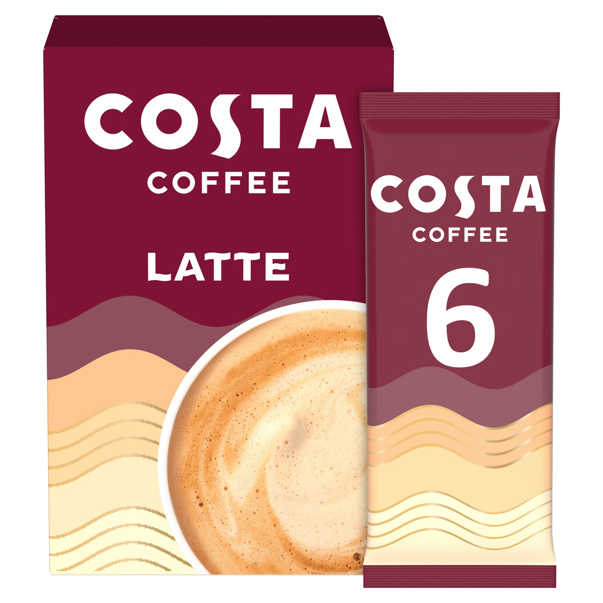 Costa Coffee Barista Creations Latte 6 Sachets 102 g