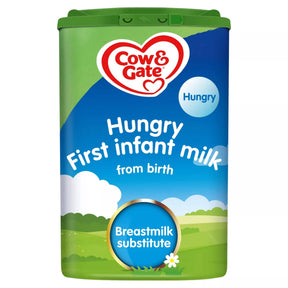 Cow & Gate Hungry First Baby Milk Formula Powder 0-12 Months 800 g