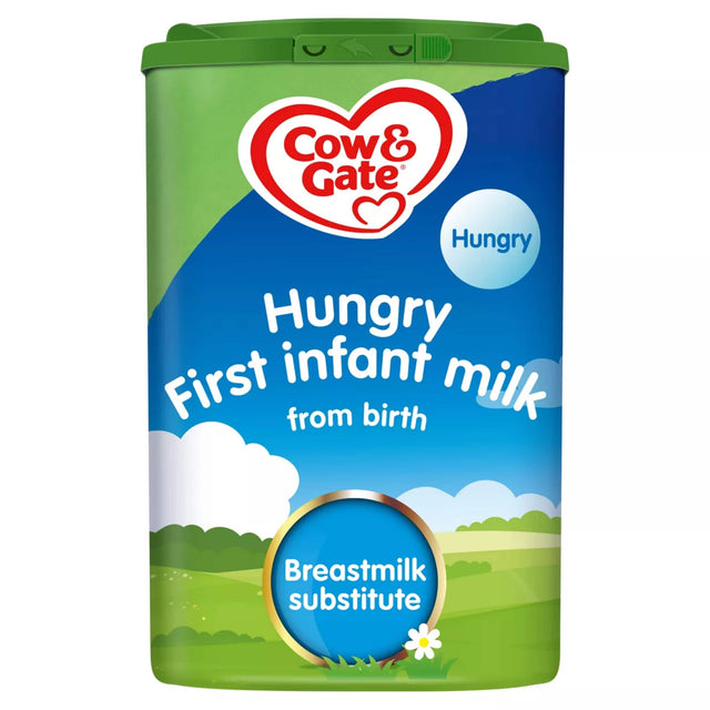 Cow & Gate Hungry First Baby Milk Formula Powder 0-12 Months 800 g