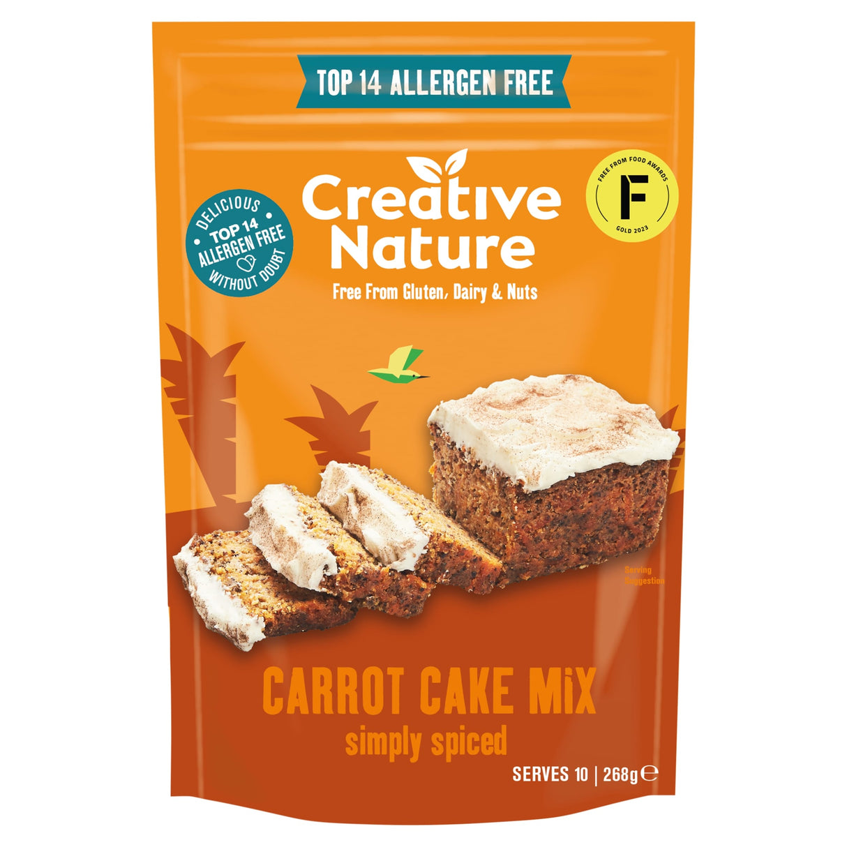 Creative Nature Free From Carrot Cake Mix 268 g
