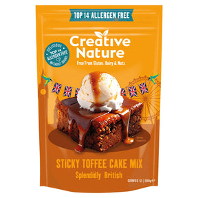Creative Nature Free From Sticky Toffee Cake Mix 300 g