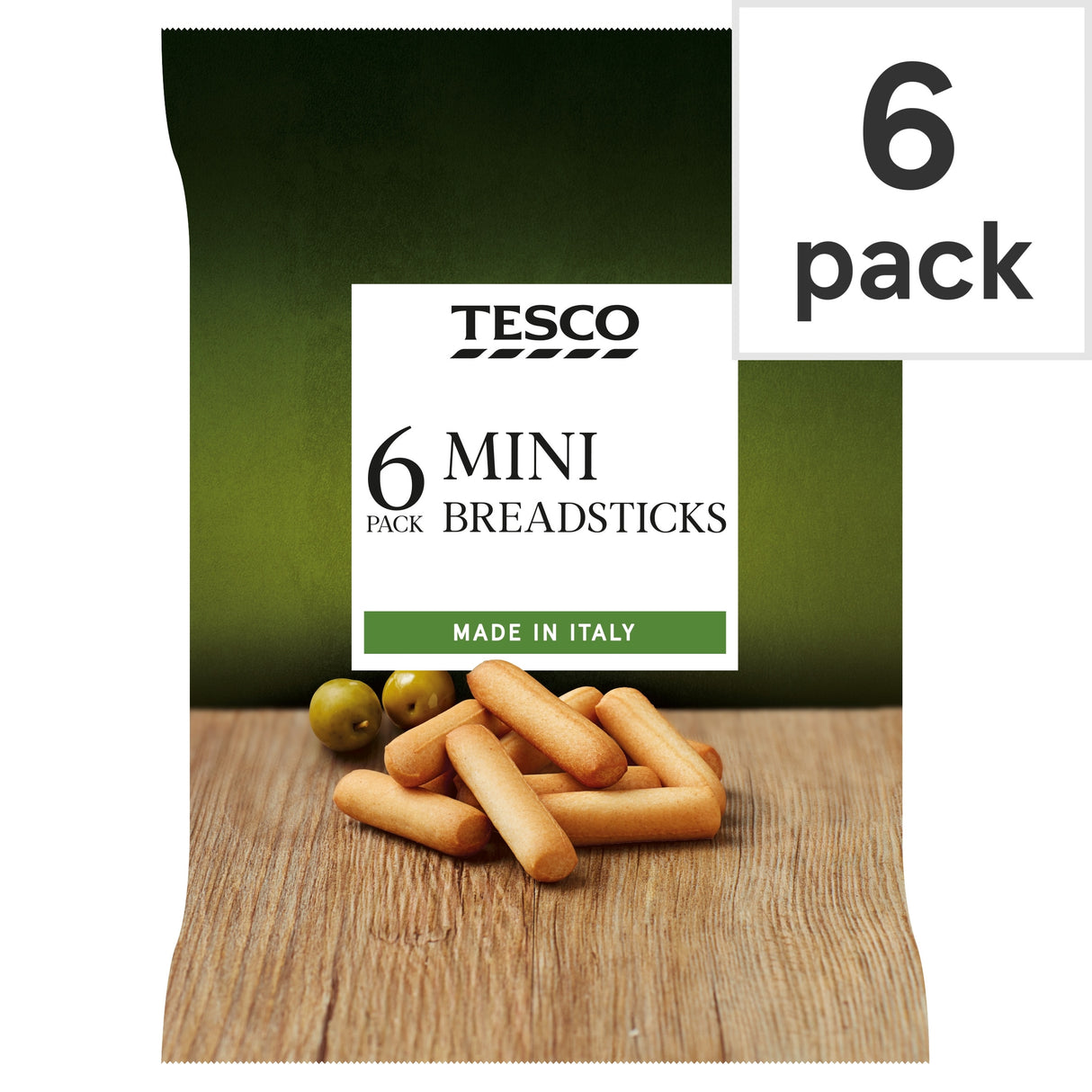 Tesco Mini Breadsticks 6 Pack 120 g