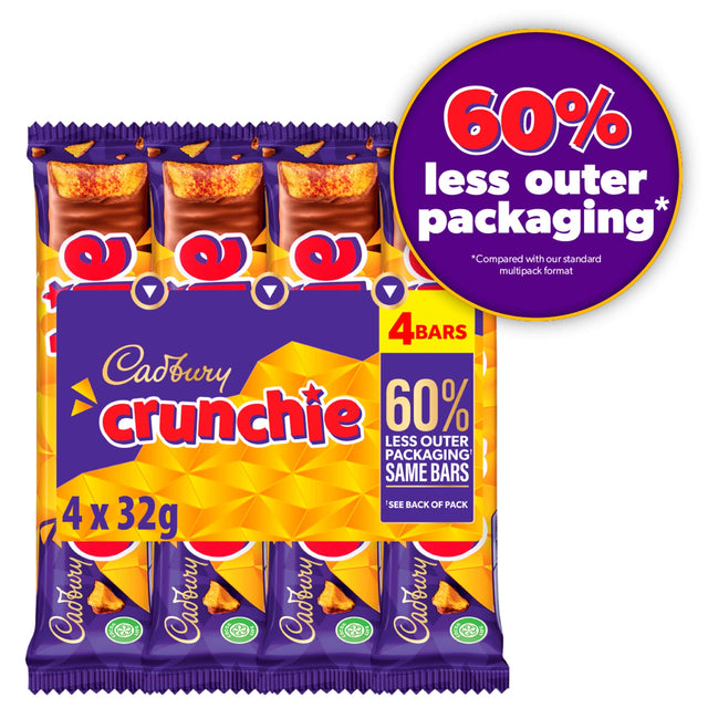 Crunchie 4 Pack 128 g