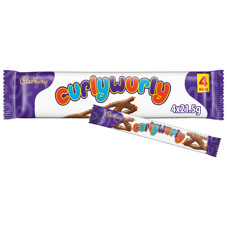 Curly Wurly Chocolate Kids Multi-Pack 4 Pack 4 x 21.5 g