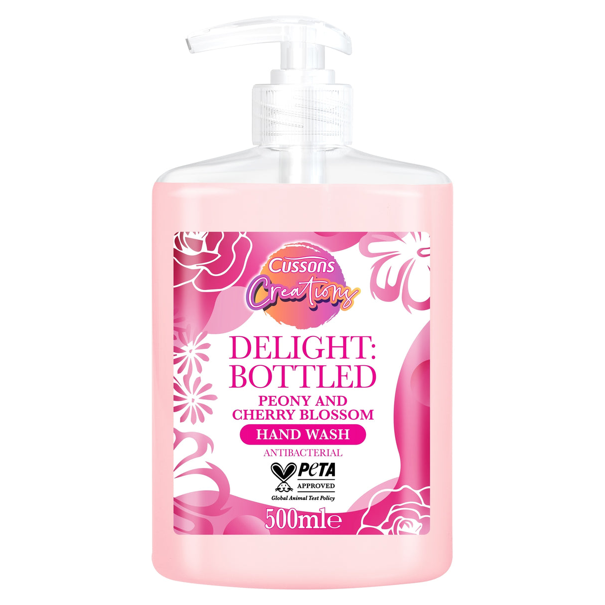Cussons Creations Hand Wash Peony & Cherry Blossom 500 ml
