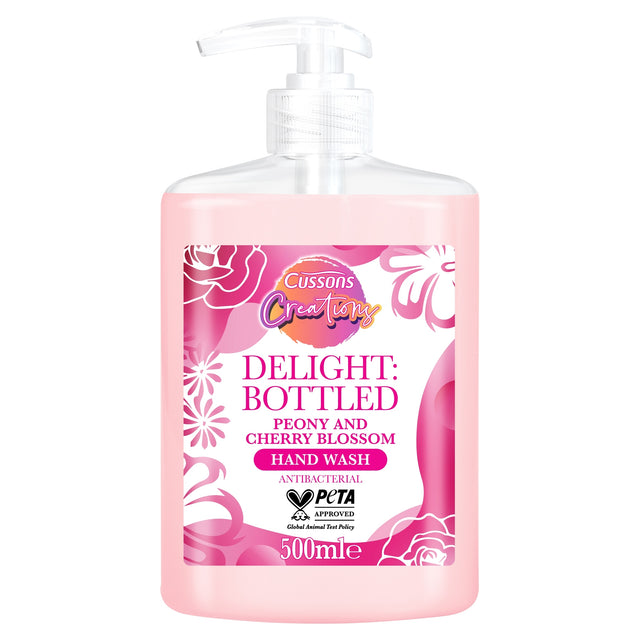 Cussons Creations Hand Wash Peony & Cherry Blossom 500 ml