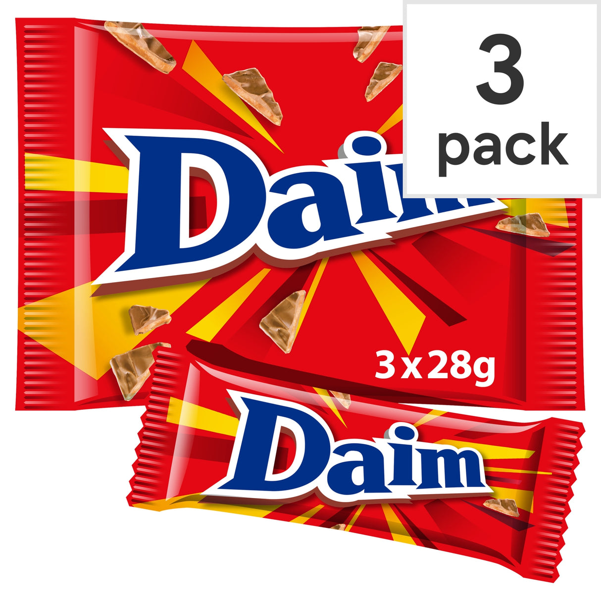 Daim Milk Chocolate Bar 3 Pack Multi-Pack