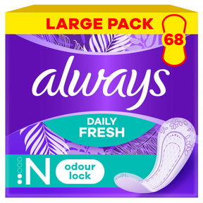 Always Dailies 3 in 1 Panty Liners 68 Pack