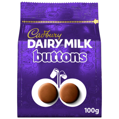 Dairy Milk Chocolate Buttons Bag 100 g