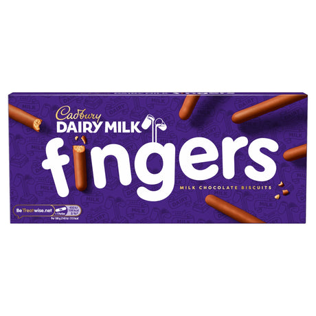 Dairy Milk Chocolate Fingers Biscuits 114 g