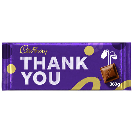 Dairy Milk Thank You Chocolate Bar 360 g