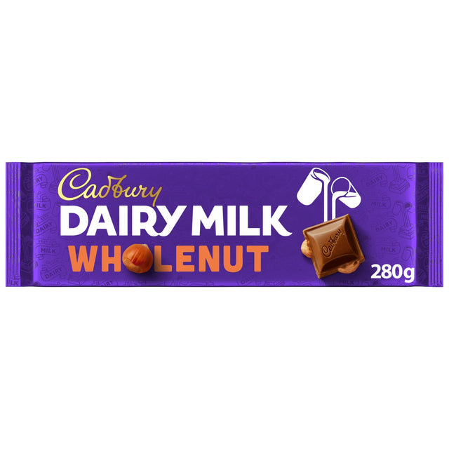 Dairy Milk Wholenut Chocolate Block 280 g