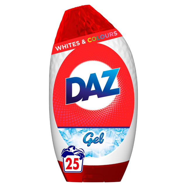 Daz Washing Liquid Gel Whites & Colours 25 Washes 875 ml